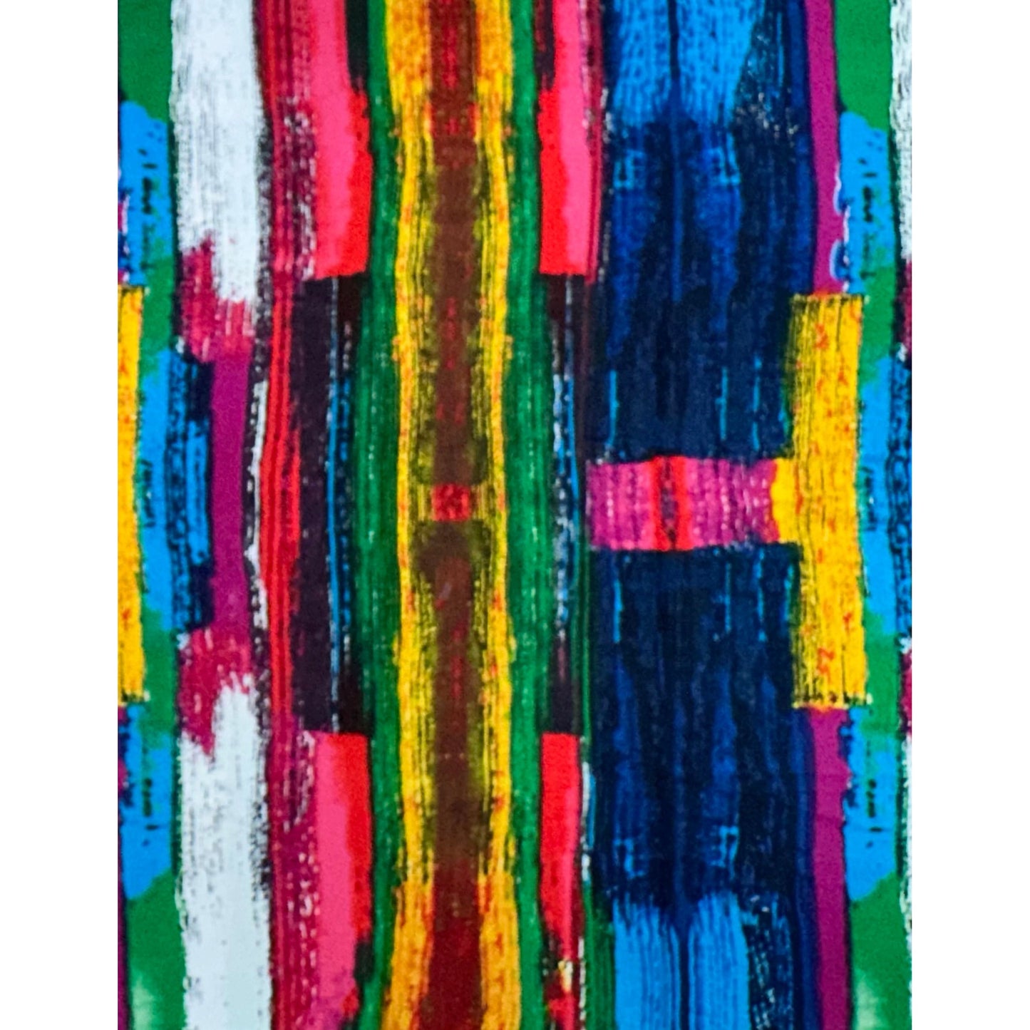 African Print Fabric/ Ankara - Multicolored 'Empower Her' Design, Yard or Wholesale