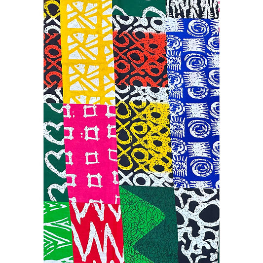 African Print Fabric/ Ankara - Multicolored 'The Coolest Auntie in Lagos', YARD or WHOLESALE