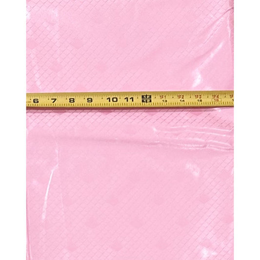 African Bazin (Brocade) Fabric - Pink “Sherifat”, Per Yard