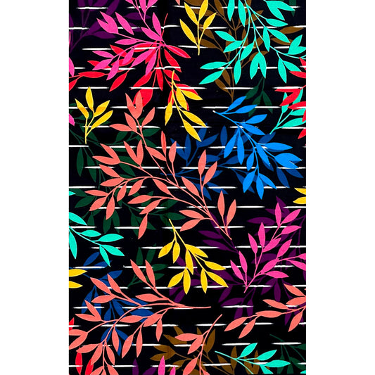 African Print Fabric/ Ankara - Multicolored 'Text Me When You Land', YARD or WHOLESALE
