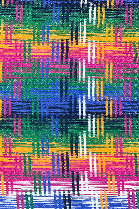African Print Fabric/ Ankara - Multicolored 'The Exchange', YARD or WHOLESALE