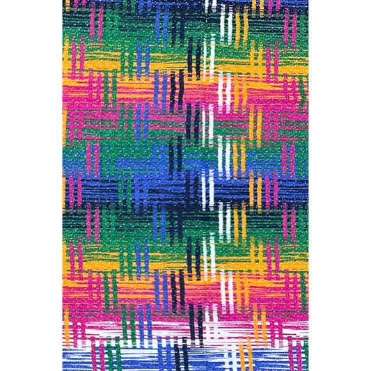 African Print Fabric/ Ankara - Multicolored 'The Exchange', YARD or WHOLESALE