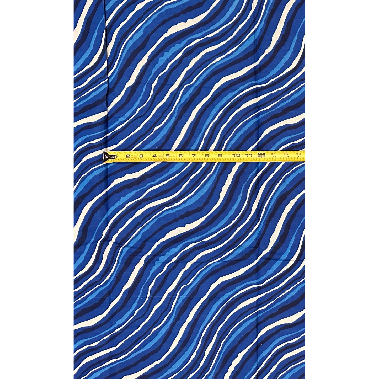 African Print Fabric/ Ankara - Blue, White 'Na Nature Do Am' Design, YARD or WHOLESALE