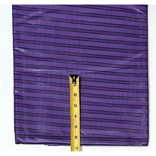 African Bazin (Brocade) Fabric - Purple, Per Yard