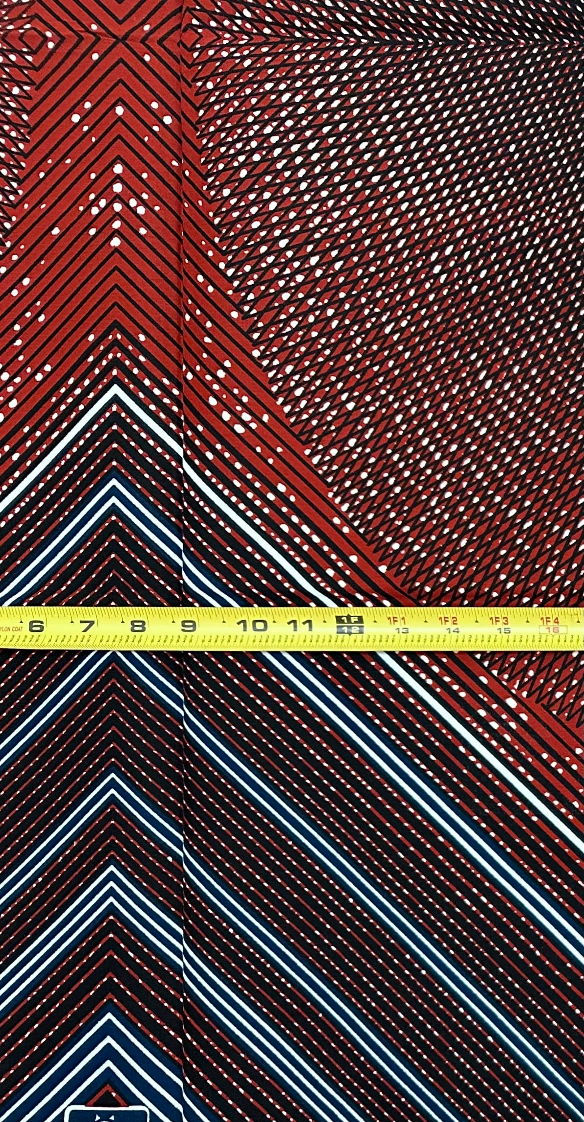 African Print Fabric/ Ankara - Brown, Black "The Deal Closer", 1 YARD