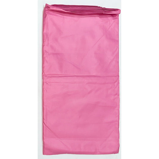 African Bazin (Brocade) Fabric - Solid Pink, Per Yard