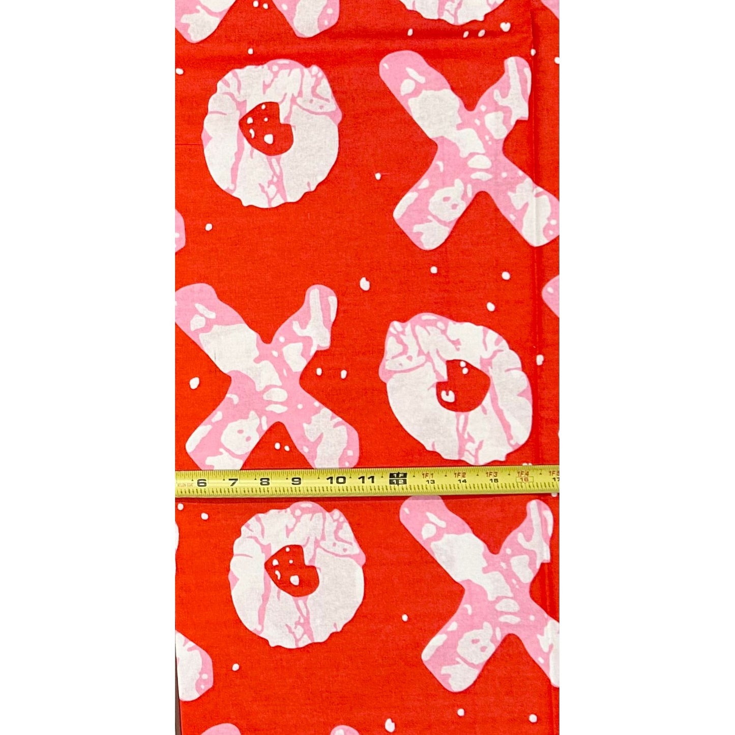 African Print Fabric/ Ankara - Red, Pink 'Kiss & Kulture', Per Yard or Wholesale