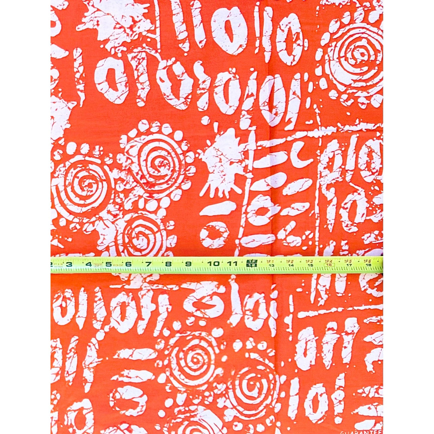 African Print Fabric/ Ankara - Shades of Orange 'Fire Mother Energy', Per Yard or Wholesale