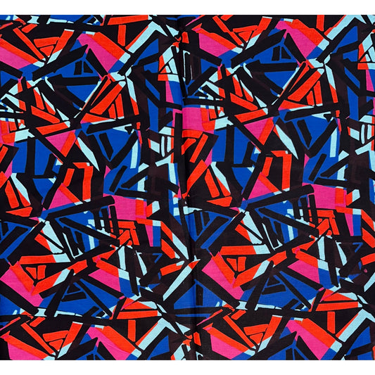 African Print Fabric/ Ankara - Blue, Pink, Red, Black, Brown 'Adire Iye' Design, YARD or WHOLESALE