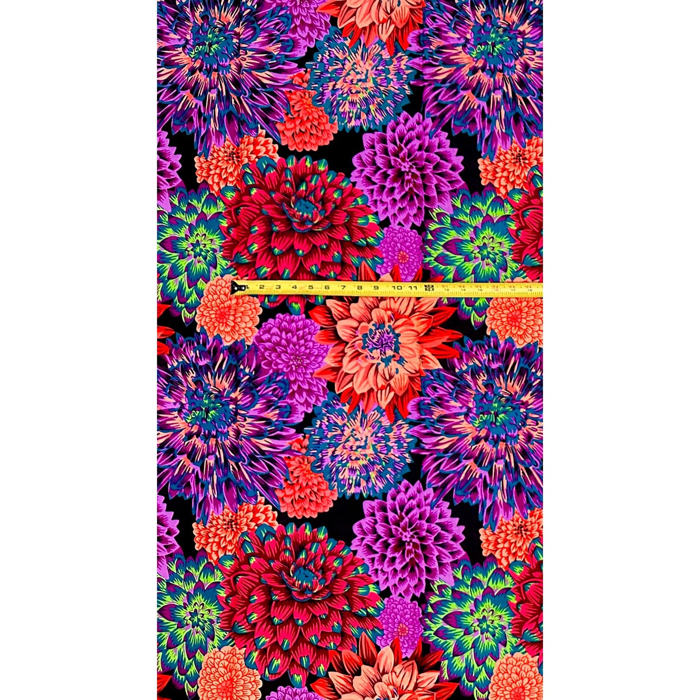 African Print Fabric/Ankara - Purple, Pink, Red, Teal 'Flowa Too Loud', YARD or WHOLESALE