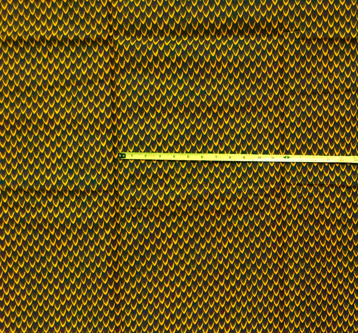 African Print Fabric/ Ankara - Dark Red, Marigold "Azubuike", YARD or WHOLESALE