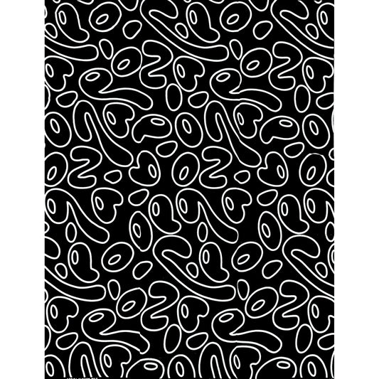 African Print Fabric/ Ankara - Black, White 'Monochrome Mischief', Per Yard or Wholesale