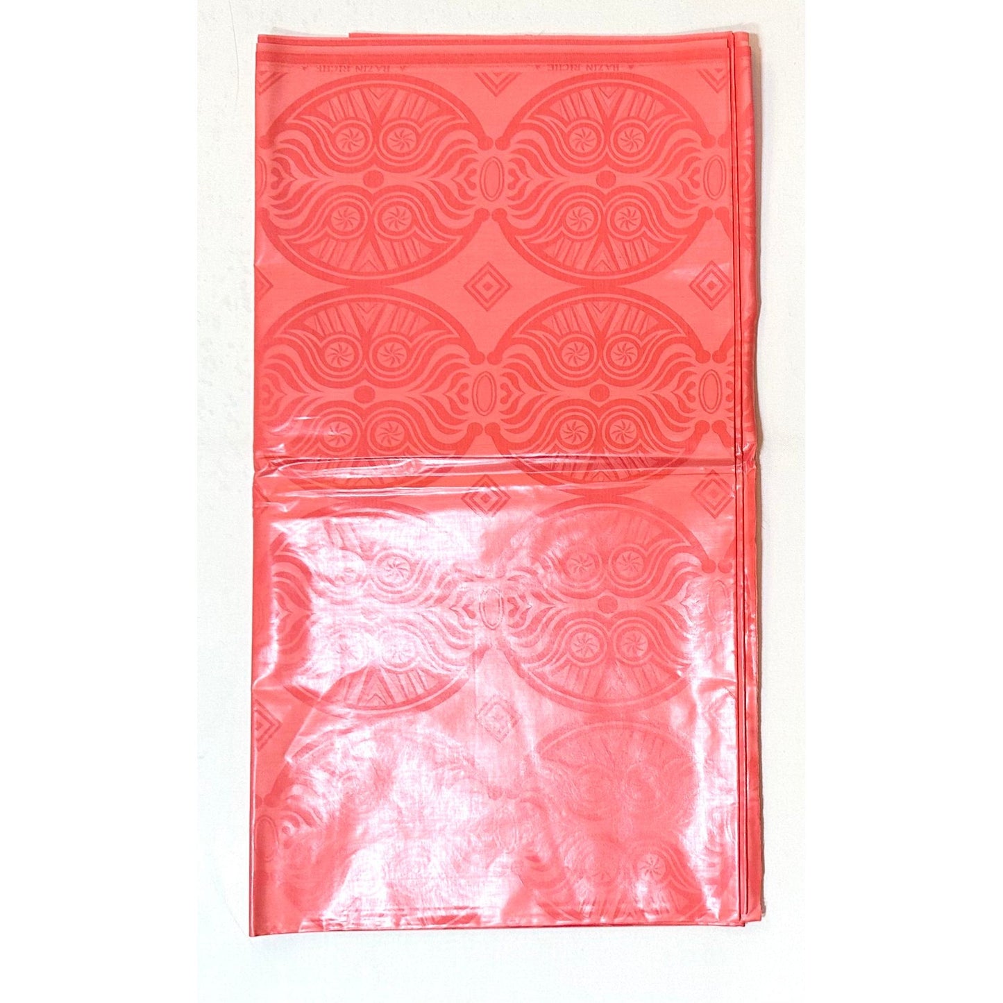 African Bazin (Brocade) Fabric - Pink, "Mapendo" Per Yard