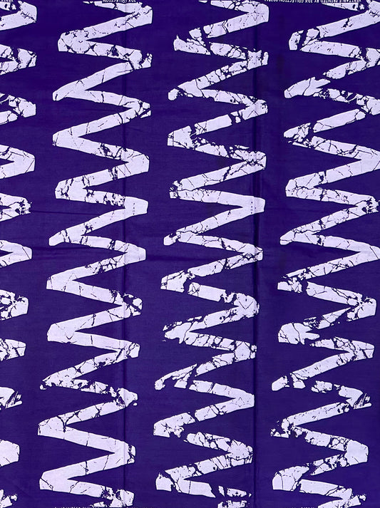 African Print Fabric/ Ankara - Shades of Purple ‘Bamba Violet', Per Yard or Wholesale