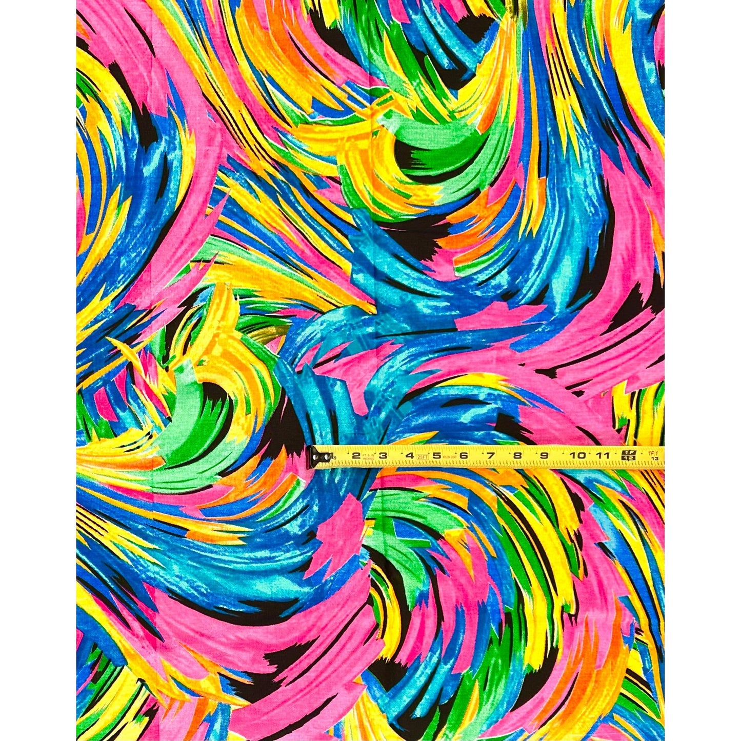 African Print Fabric/ Ankara - Pink, Blue, Yellow, Green, Orange "Tado Lumina", Yard or Wholesale