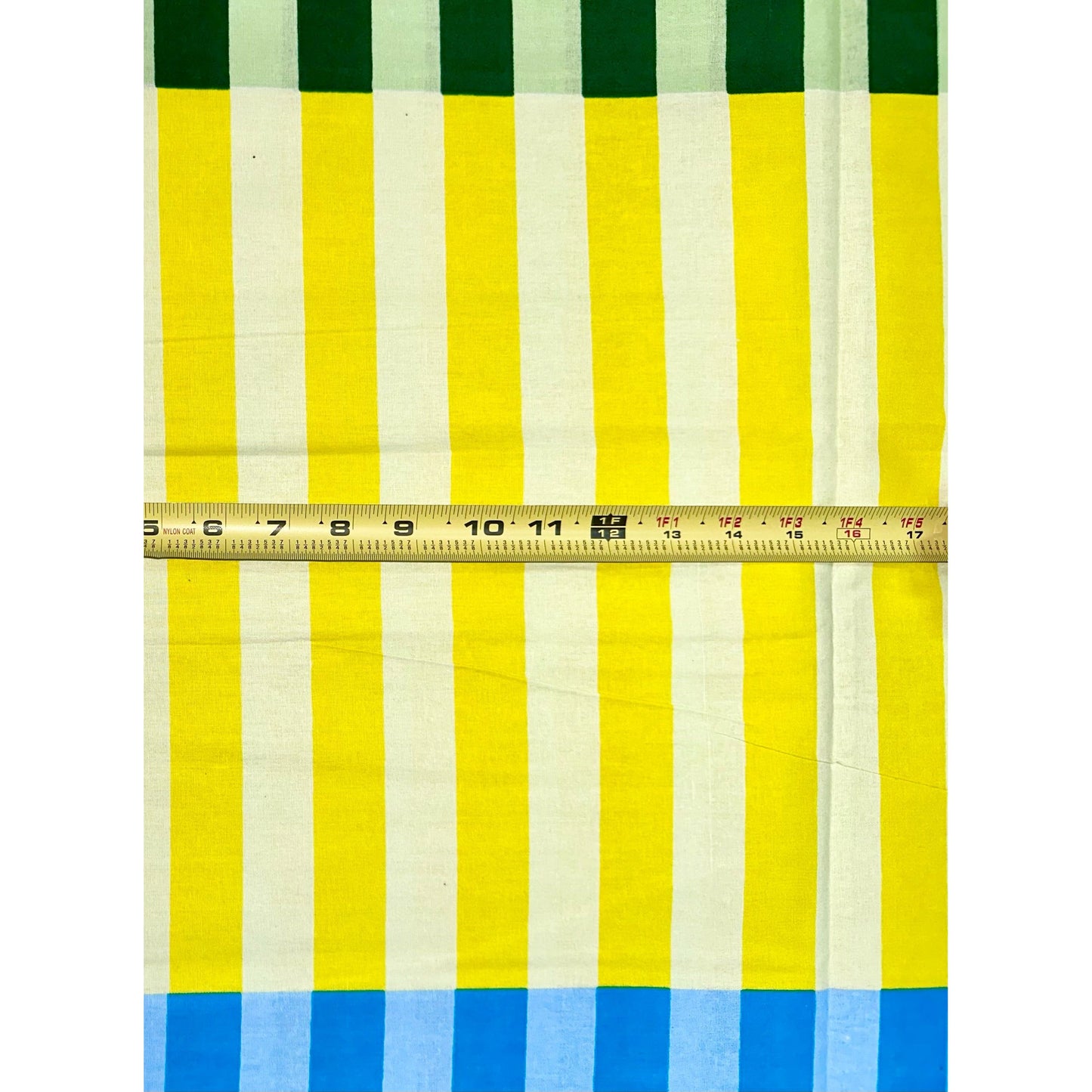 African Print Fabric/ Ankara - Yellow, Green, Blue 'Gradients of Grace' Design, YARD or WHOLESALE