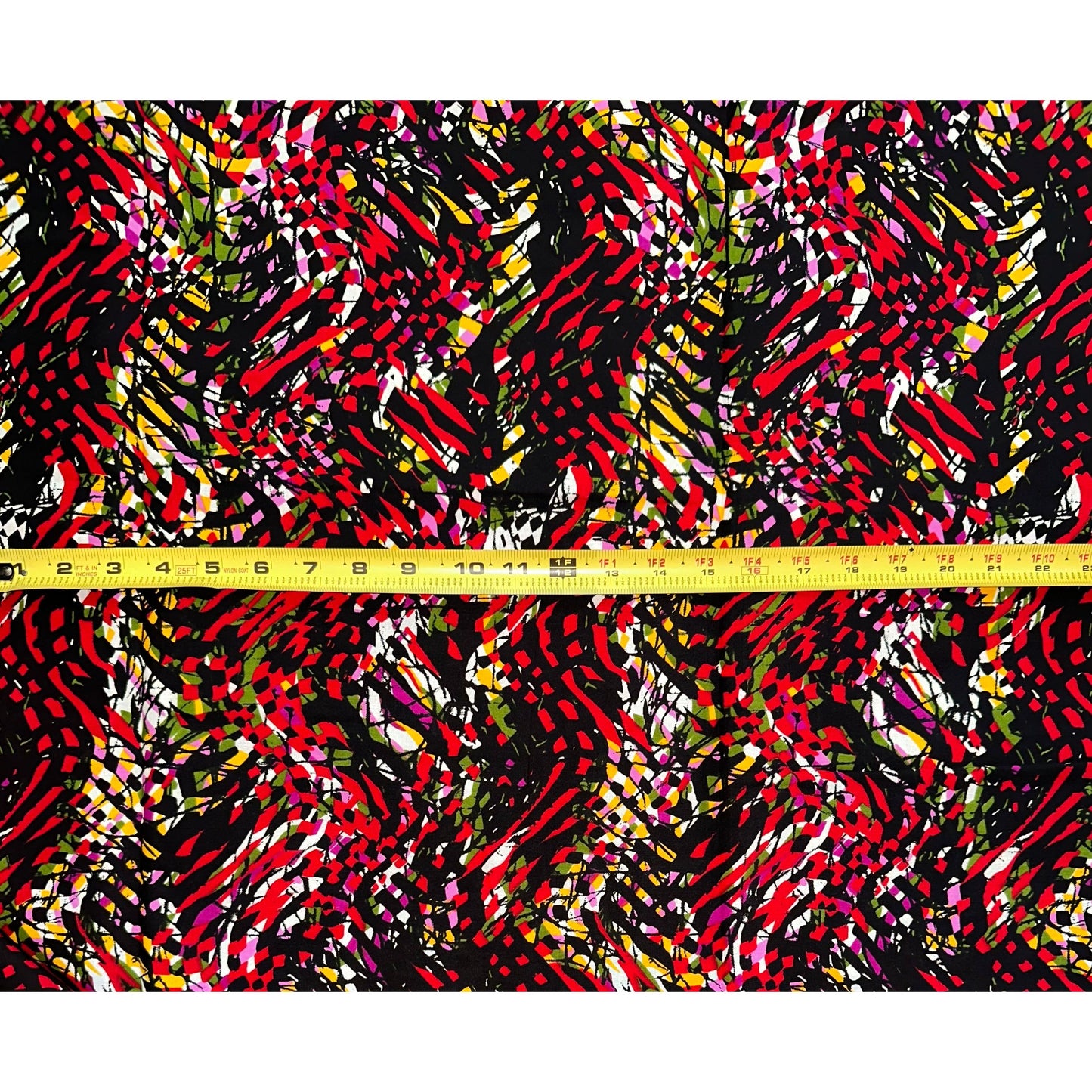 African Print Fabric/ Ankara - Red, Green, Yellow, Black 'Nmachi Intense' YARD or WHOLESALE
