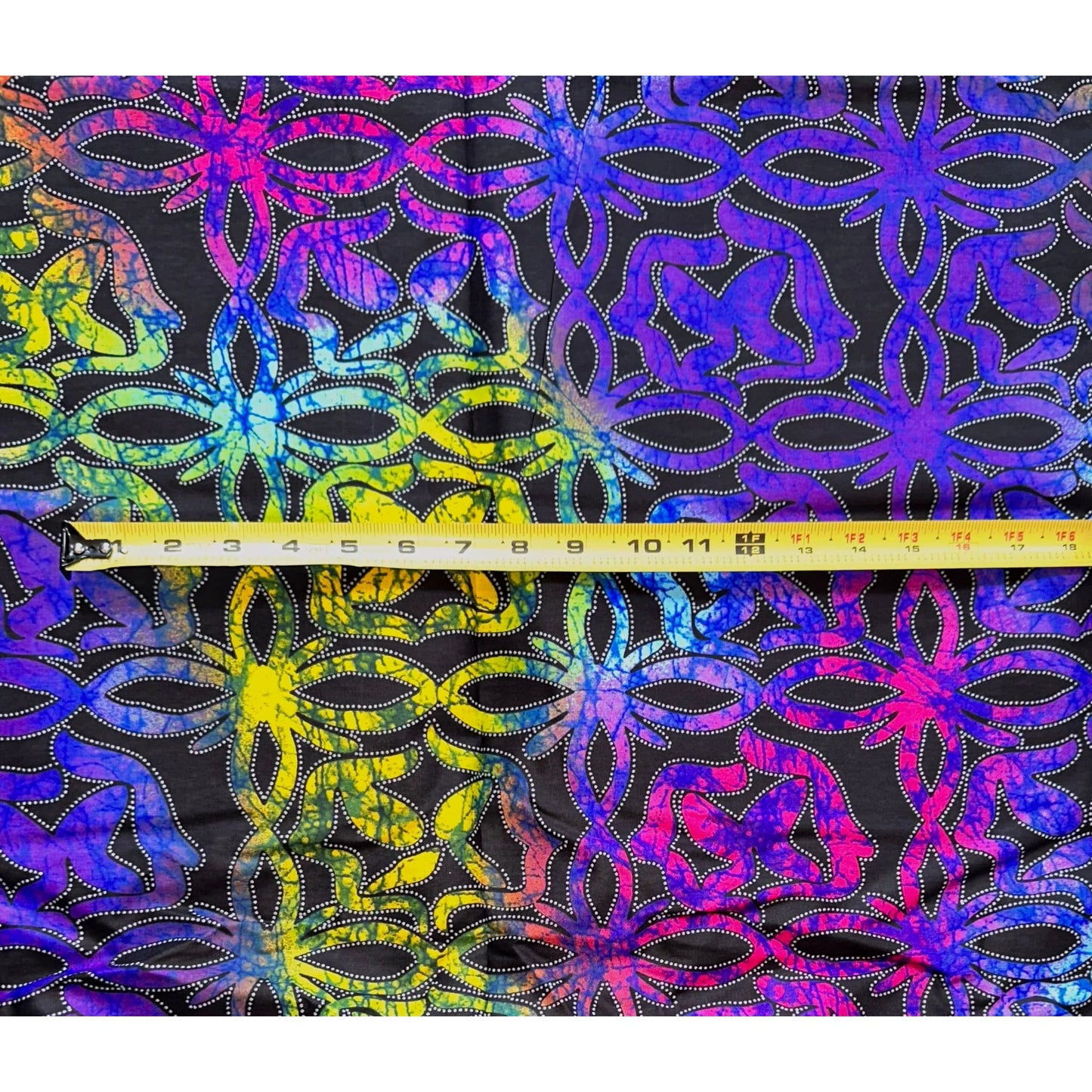 African Print Fabric/ Ankara - Purple Rainbow "Adesuwa Cross", YARD or WHOLESALE
