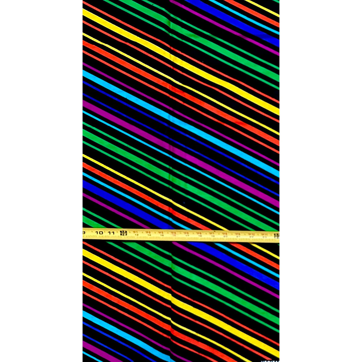 African Print Fabric/ Ankara - Multicolored 'Side Swipe', YARD or WHOLESALE