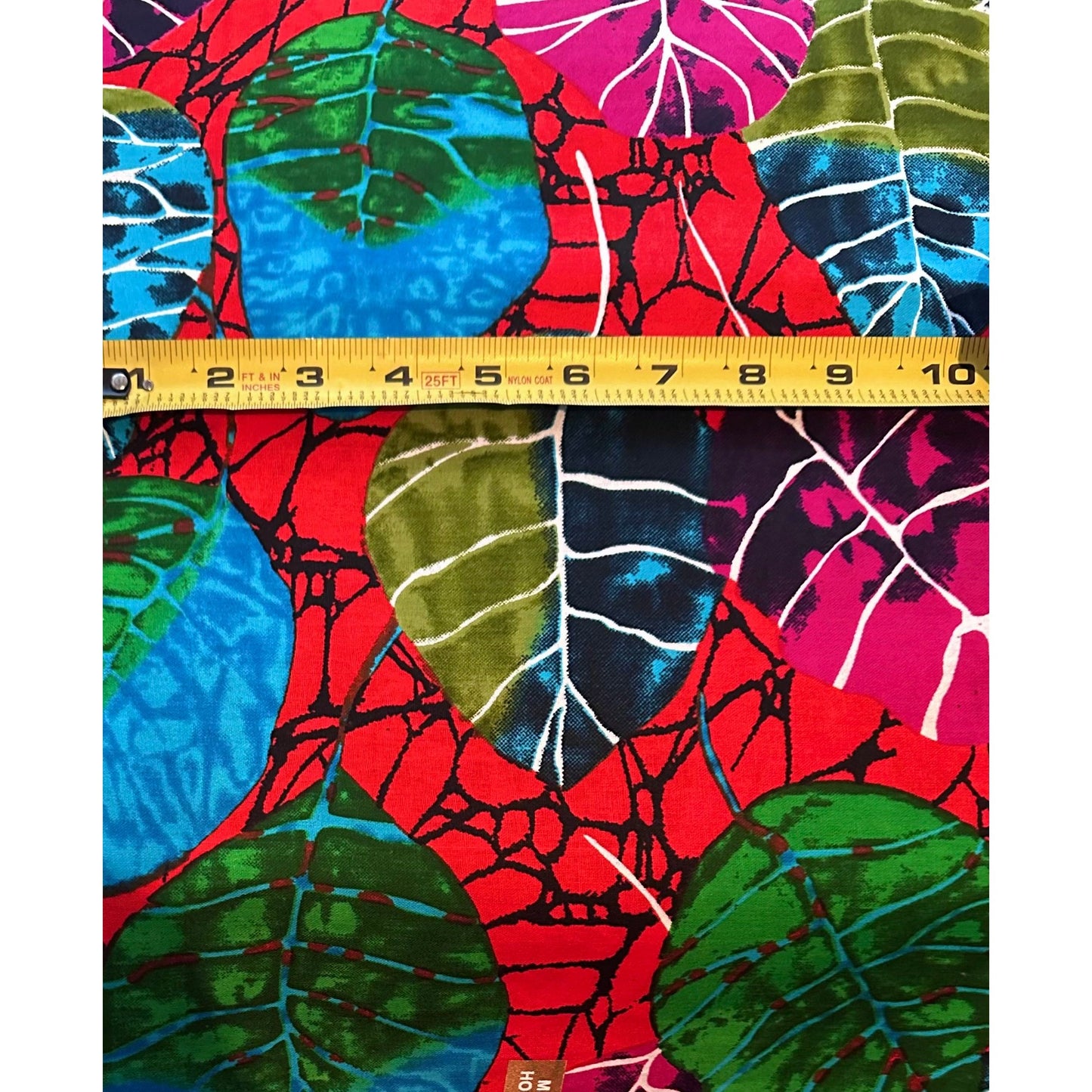 African Print Fabric/ Ankara - Red, Green, Blue, Magenta 'Red Earth, Green Life' Design, YARD or WHOLESALE