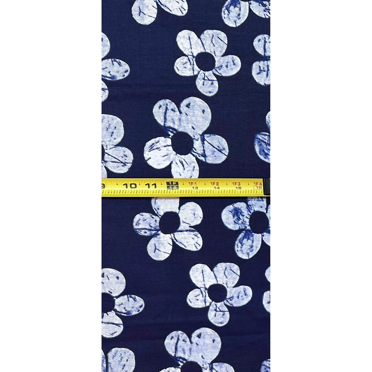 African Print Fabric/ Ankara - Navy 'Aunty Bunmi’s Compound', Yard or Wholesale