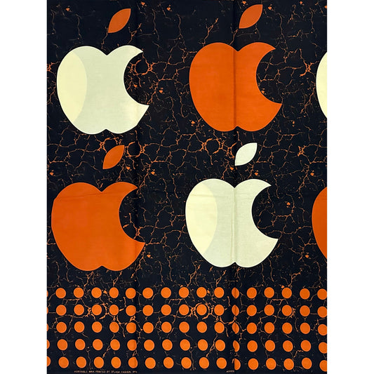 African Print Fabric/ Ankara - Sienna, Black, Cream "Big Apple", YARD or WHOLESALE