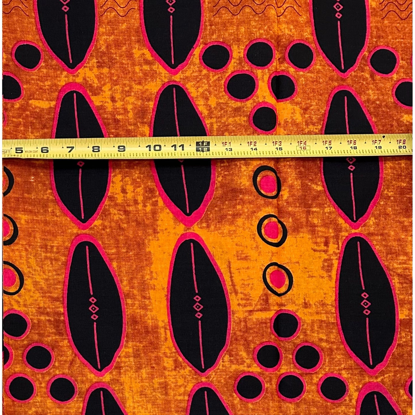 African Print Fabric/ Ankara - Brown, Black, Fuchsia 'Summer in Selma', YARD or WHOLESALE