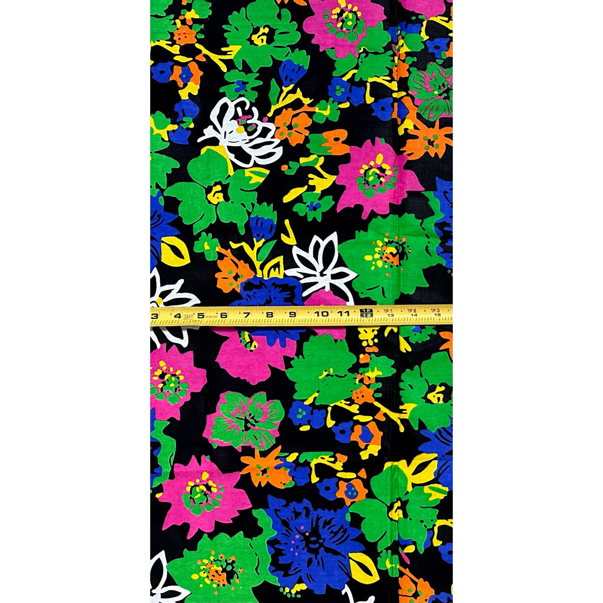 African Fabric/ Ankara - Multicolored 'Garden After Dark,' Design, YARD or WHOLESALE