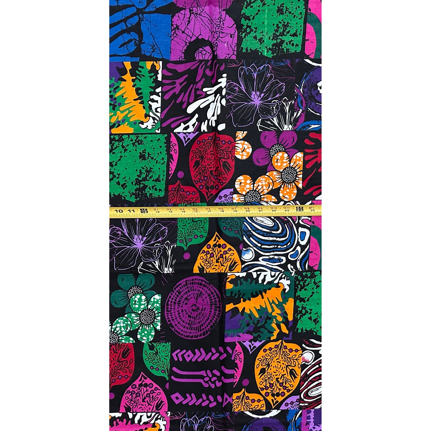 African Print Fabric/ Ankara - Multicolored 'Creative License', YARD or WHOLESALE