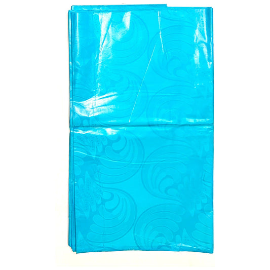 African Bazin (Brocade) Fabric - Sky Blue, "Tokéma" Per Yard
