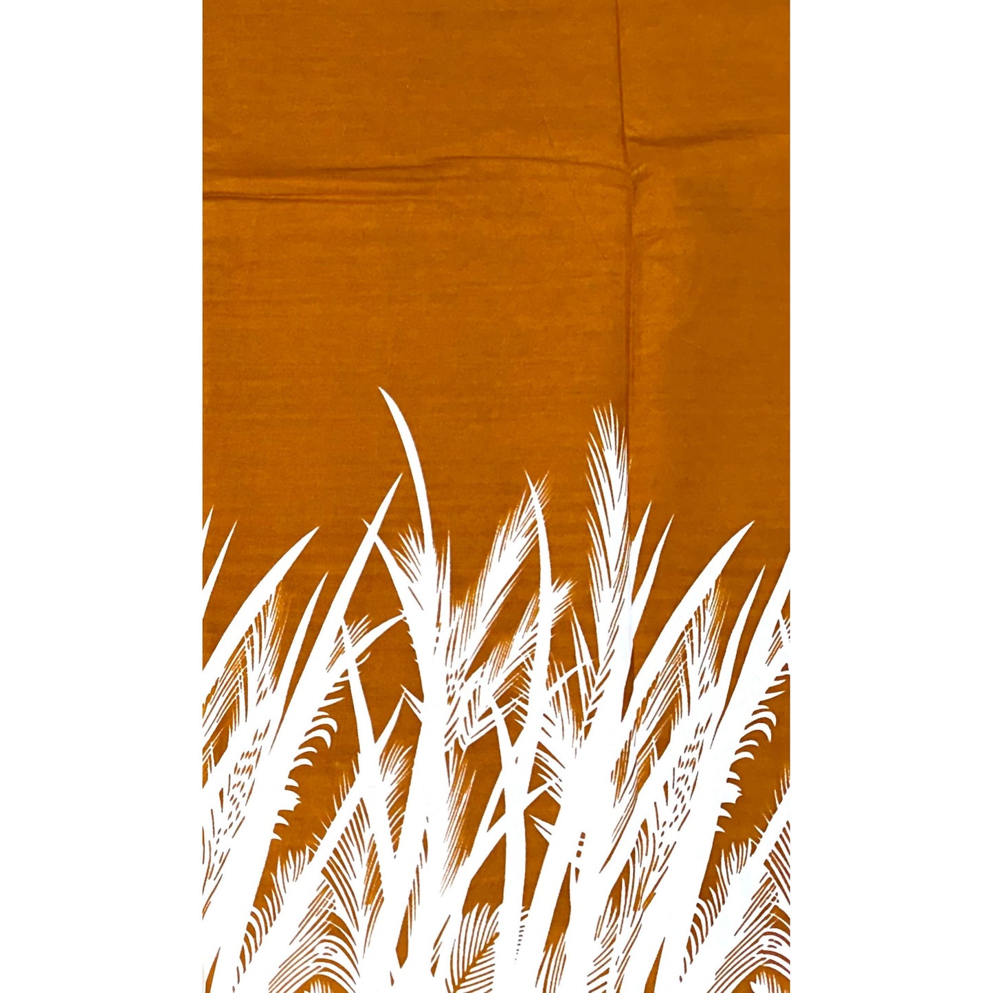 African Print Fabric/ Ankara - Sienna, White "Oriri Rise", YARD or WHOLESALE