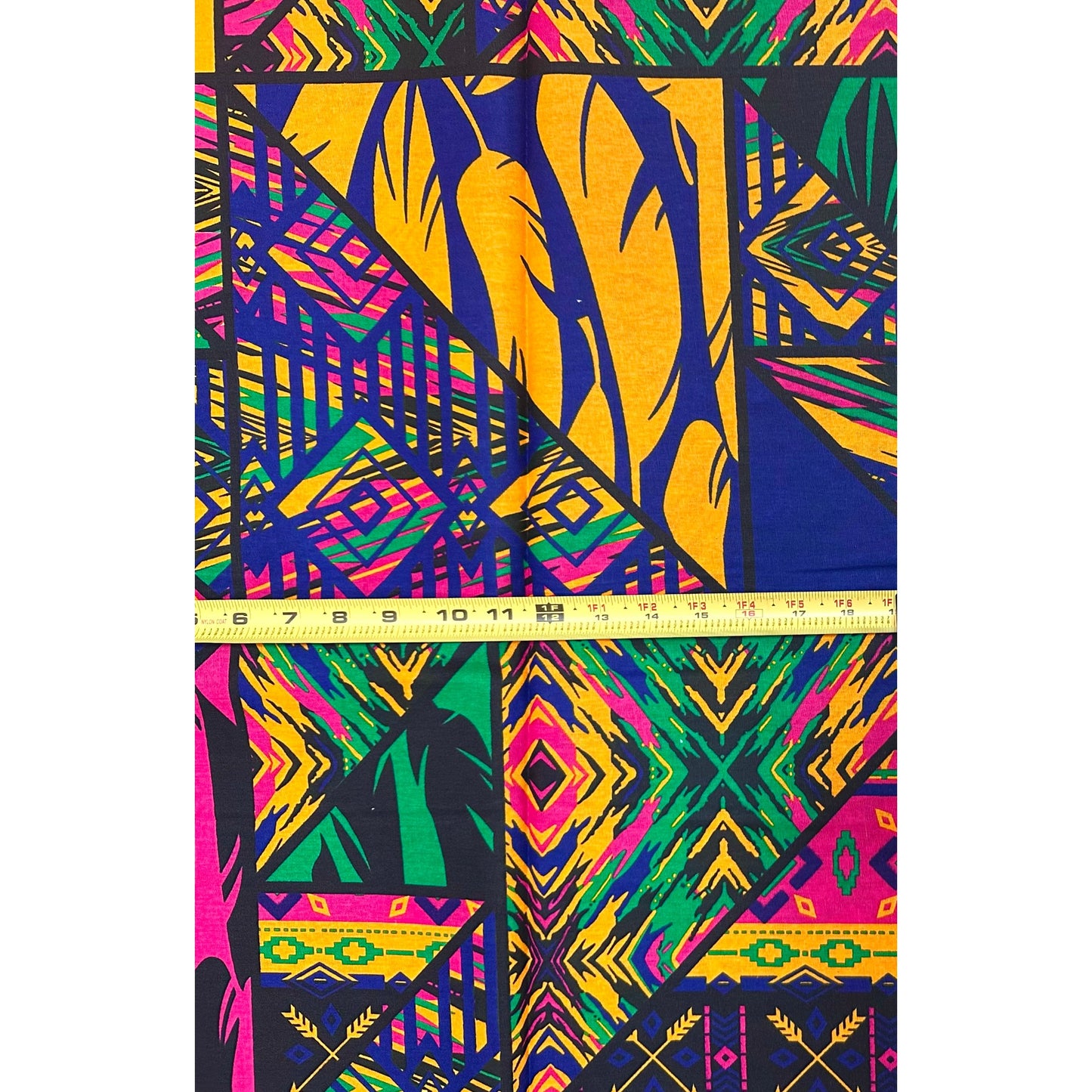 African Print Fabric/Ankara - Fuchsia, Blue, Green, Marigold, Black 'Plot Twist', YARD or WHOLESALE