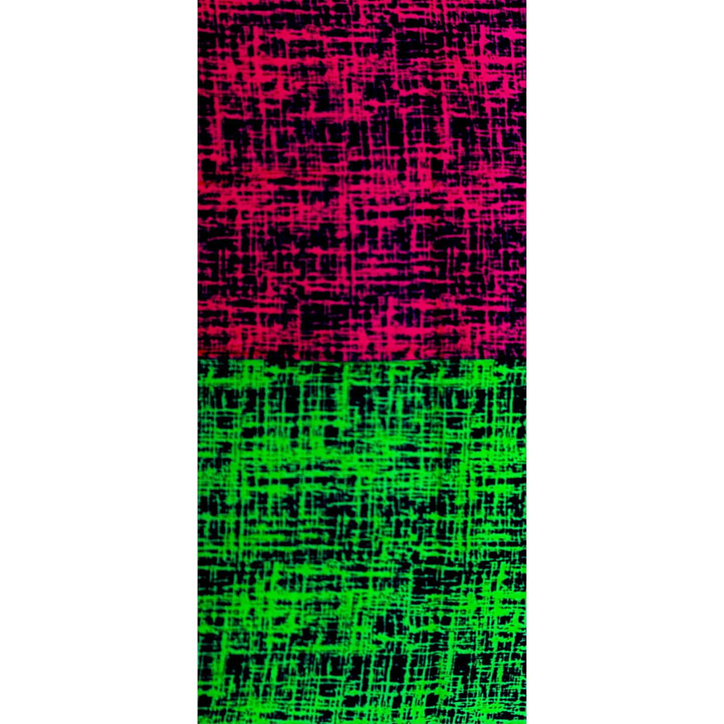 African Print Fabric/ Ankara - Fuchsia, Green, Black 'Scatter Line' Design, YARD or WHOLESALE