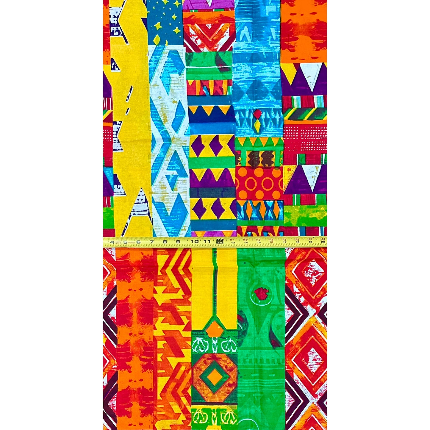 African Print Fabric/ Ankara - Multicolored 'Many Paths To Success', Yard or Wholesale