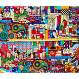 African Print Fabric/ Ankara - Multicolored "Everyday Copacabana", Yard or Wholesale