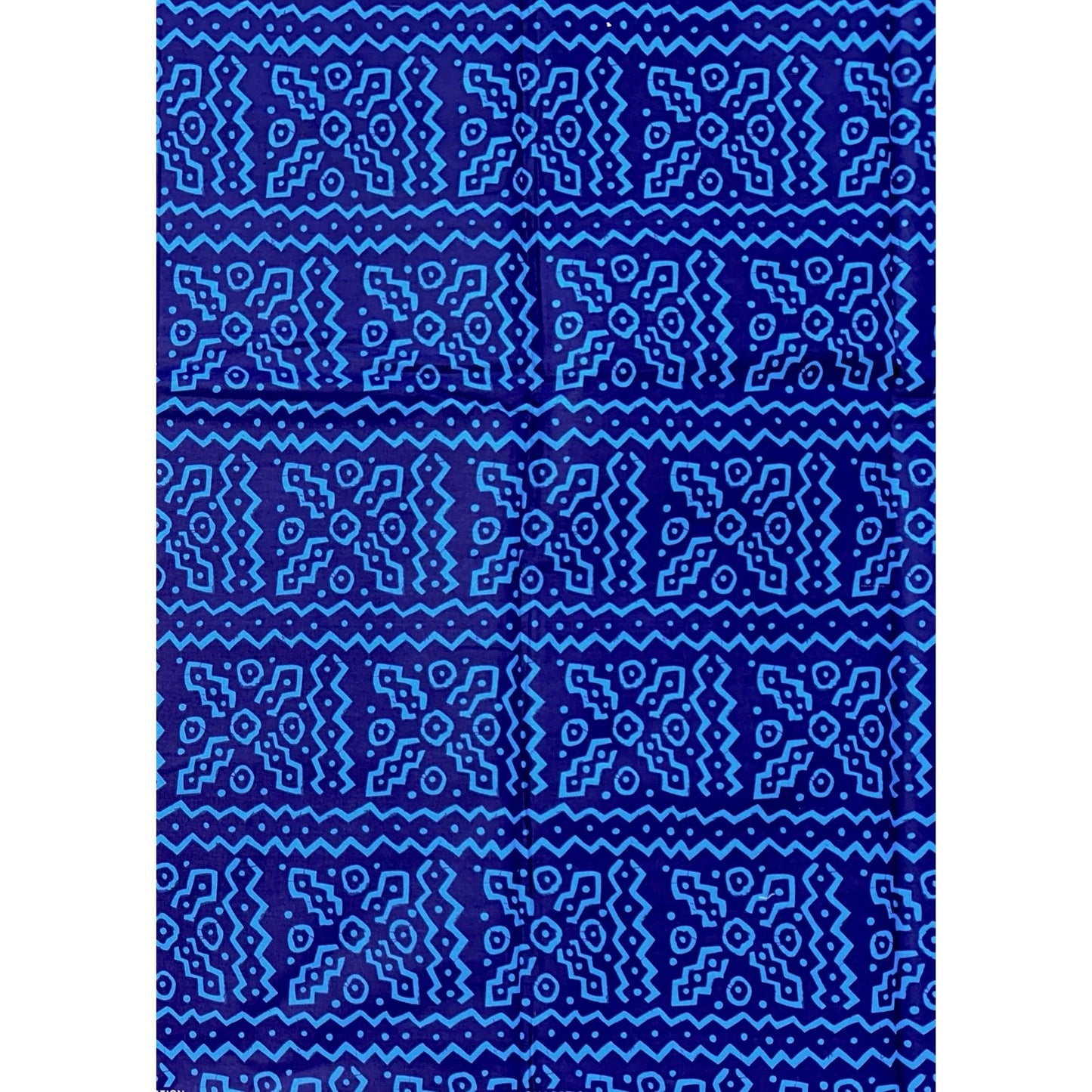 African Print Fabric/ Ankara - Shades of Blue, ‘Adaho Luxe' YARD or WHOLESALE