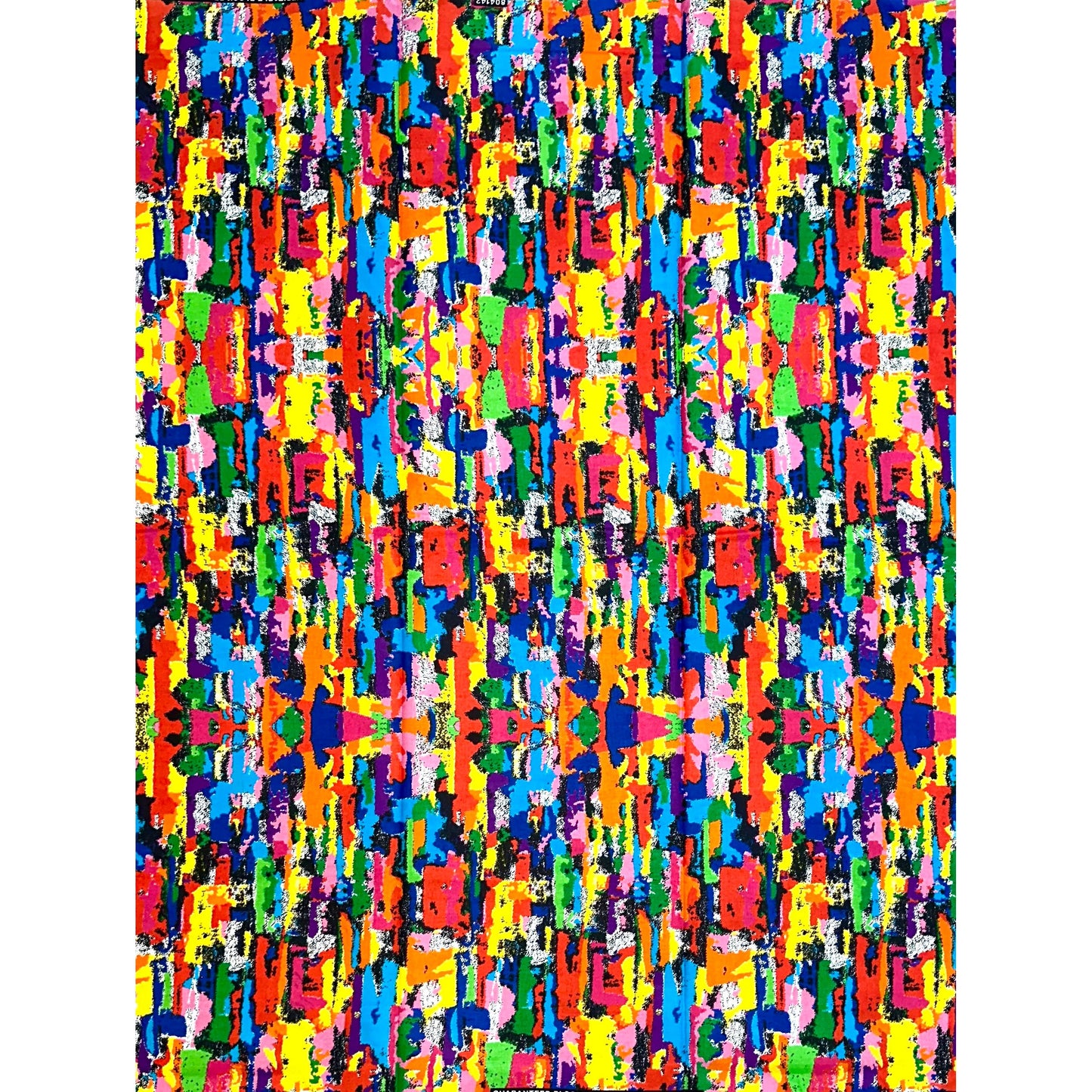 African Print Fabric/ Ankara - Multicolored 'Color Riot' Design, Yard or Wholesale