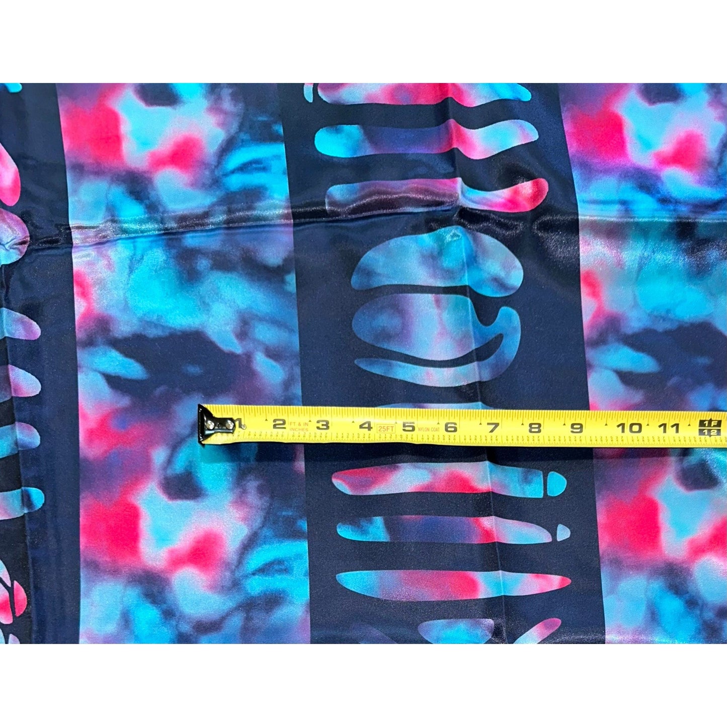 African Print, Satin Fabric- Blue, Pink, Purple "Riya", Yard or Wholesale