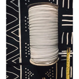 1/4” Quarter Inch 6MM Wide Flat Elastic, Choose White or Black, 140 Yards - Perfect for Face Masks & Other Crafts