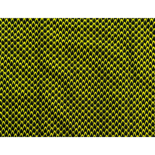 African Print Fabric/ Ankara - Yellow, Black "Azubuike", YARD or WHOLESALE