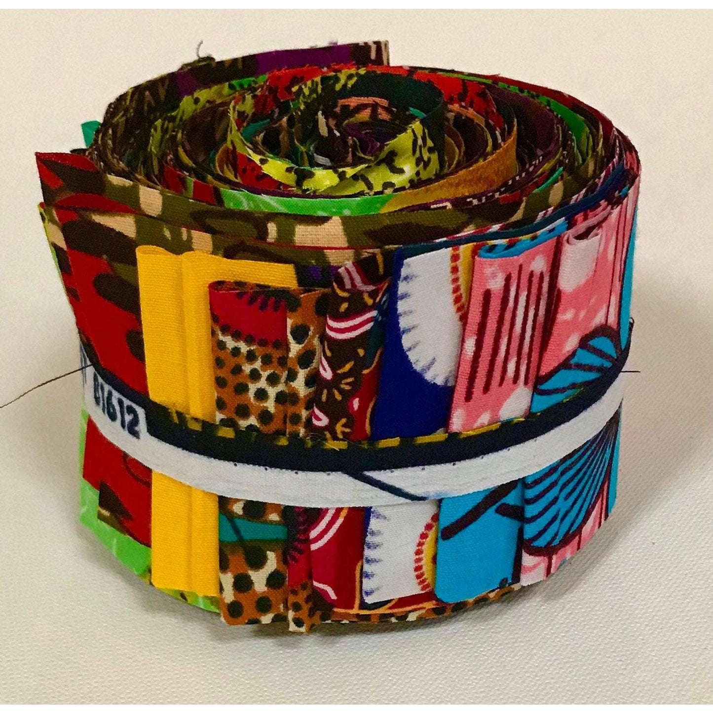 Jelly Roll Fabric - African Print Designs/ Ankara, Strip Roll Precut Quilting 2.5” Strips, Multiple Quantities Available