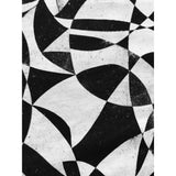 African Print, Stretch Cotton Satin Fabric- Black, White "Shattering the Glass Ceiling" Per Yard