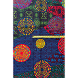 African Print Fabric/ Ankara - Blue, Red, Purple 'Sanaa' Design, YARD or WHOLESALE