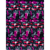 African Print Fabric/Ankara - Pink, Purple, Gray ‘Ondo Orijin' Design, YARD or WHOLESALE