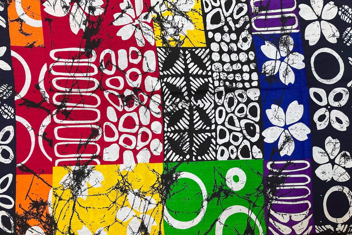 African Print Fabric/ Ankara - Multicolored 'Beautiful Chaos', YARD or WHOLESALE