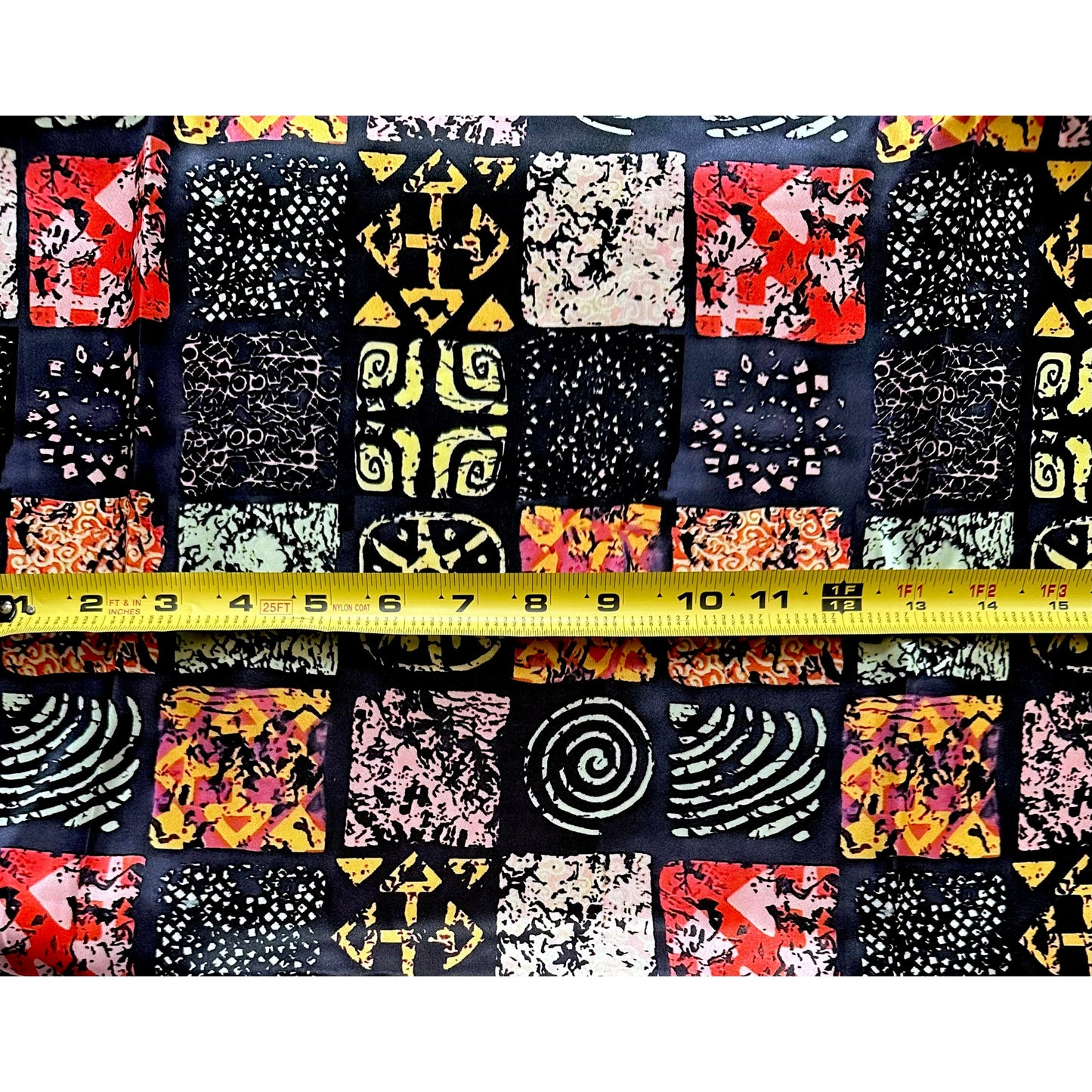 African Print, Satin Fabric - Black, Pink, Red, Beige, Yellow “Camelia”, Per Yard or Wholesale