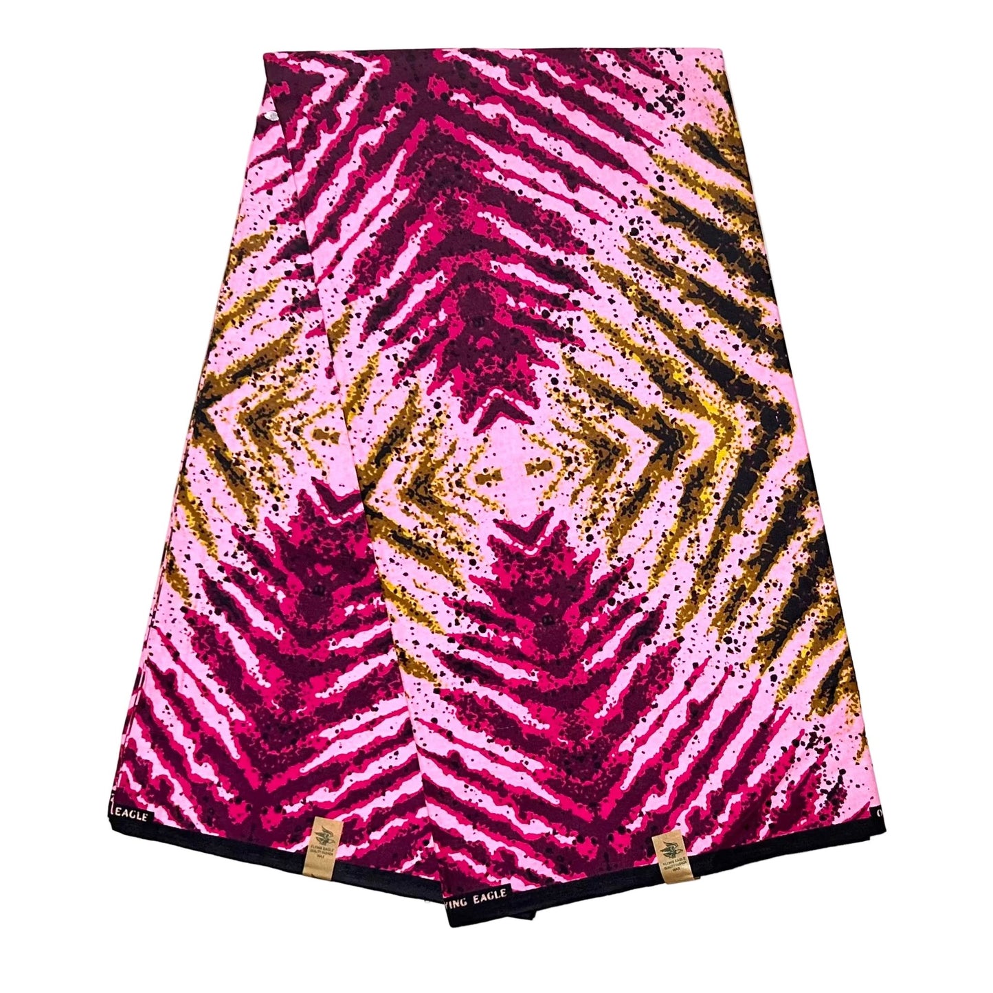 African Print Fabric/ Ankara - Pink, Fuchsia, Burgundy, Brown 'Better Together' Design, YARD or WHOLESALE