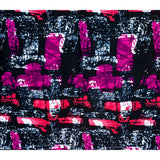 African Print Fabric/Ankara - Pink, Purple, Gray ‘Ondo Orijin' Design, YARD or WHOLESALE