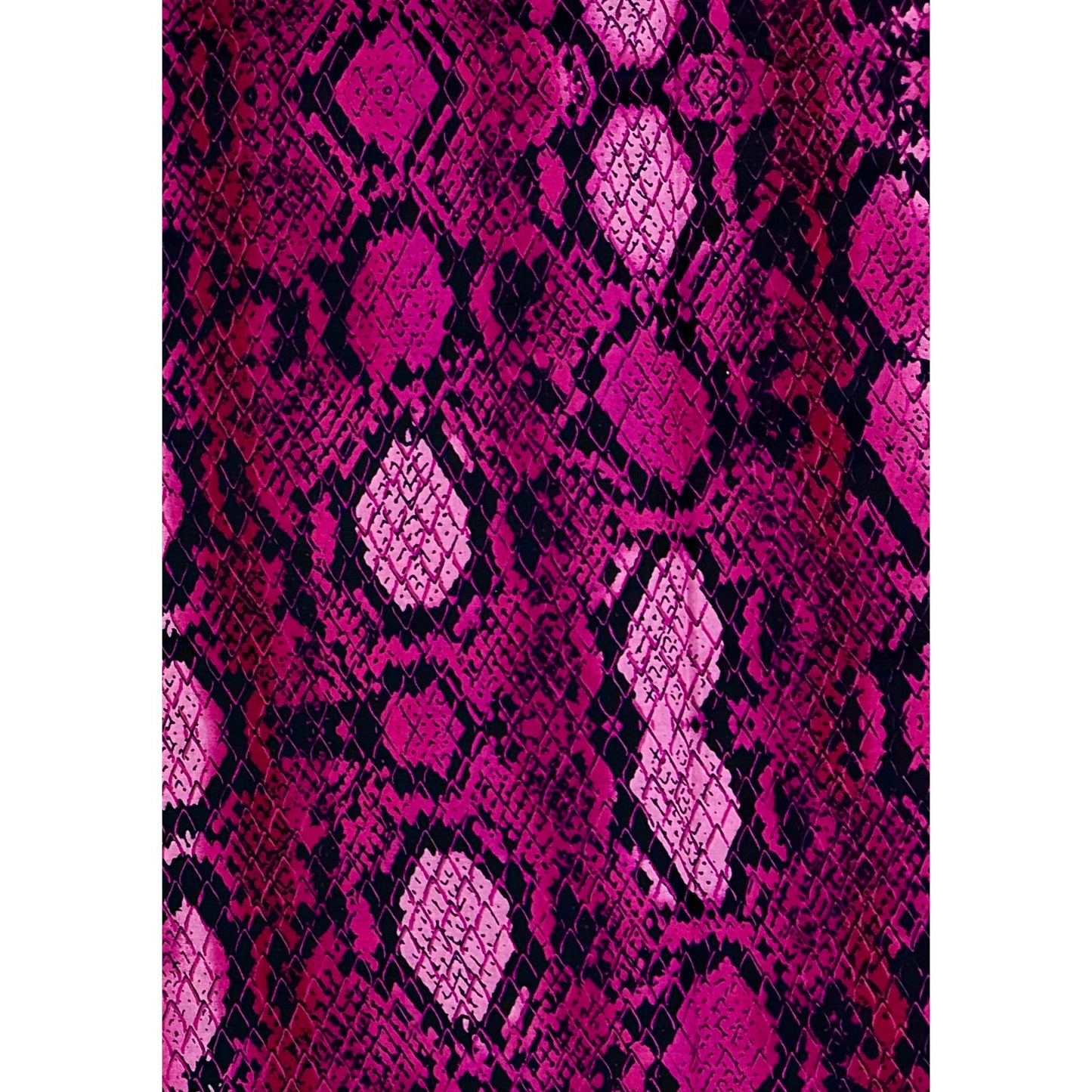 African Print Fabric/ Ankara - Pink, Black 'Adesewa Skin' Design, Yard or Wholesale
