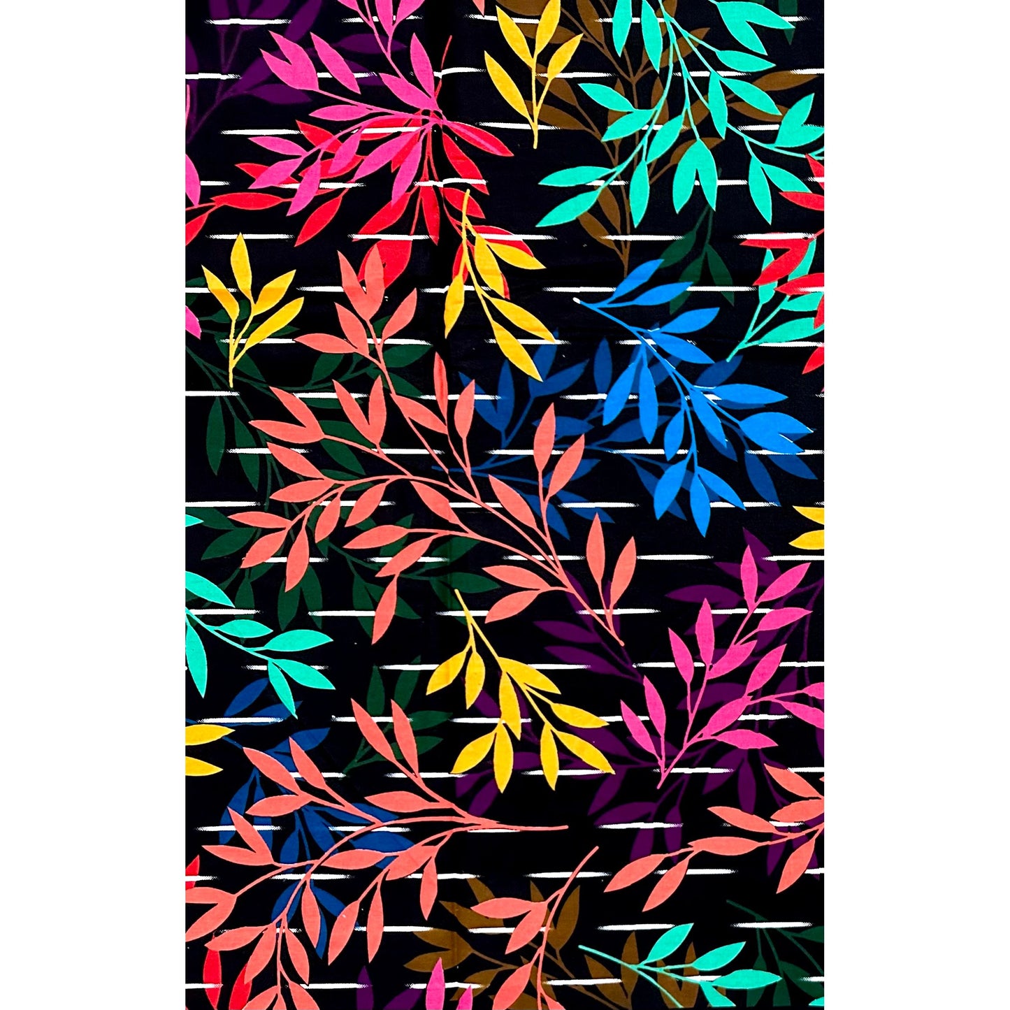 African Print Fabric/ Ankara - Multicolored 'Text Me When You Land', YARD or WHOLESALE